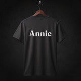 Annie Cast T-Shirt back (Black)