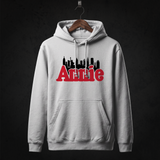 Annie Cast Hoodie front (Heather Grey)