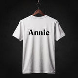 Annie Cast T-Shirt back (White)