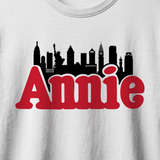 Annie Cast T-Shirt logo (White)