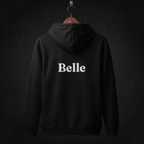 Beauty and the Beast Cast Hoodie back (Black)