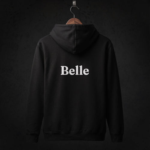 Beauty and the Beast Cast Hoodie back (Black)