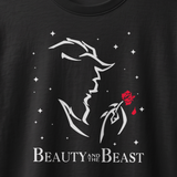 Beauty and the Beast Cast T-Shirt logo (Black)