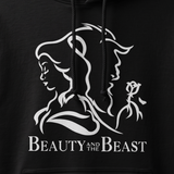 Beauty and the Beast Cast Hoodie logo (Black)