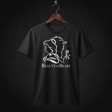Beauty and the Beast Cast T-Shirt front (Black)