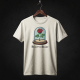 Beauty and the Beast Cast T-Shirt front (Natural)
