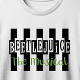 Beetlejuice Cast T-Shirt logo (White)