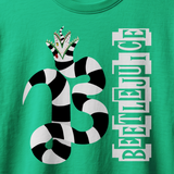 Beetlejuice Cast T-Shirt logo (Kelly Green)