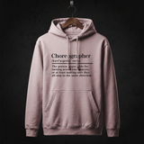 Choreographer Definition Hoodie front (Pink)