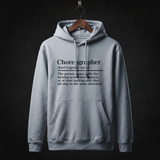 Choreographer Definition Hoodie front (Sky Blue)