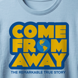 Come From Away Cast T-Shirt logo (Sky Blue)