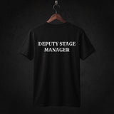 Deputy Stage Manager T-Shirt back (Black)