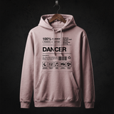 Dancer Hoodie front (Pink)