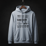 Dancer Hoodie front (Sky Blue)