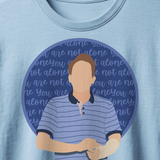 Dear Evan Hansen Cast T-Shirt logo (Sky Blue)