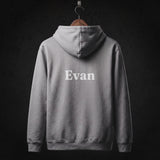 Dear Evan Hansen Cast Hoodie back (Charcoal)