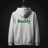 Elf Cast Hoodie back (Heather Grey)