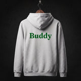 Elf Cast Hoodie back (Heather Grey)