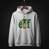 Elf Cast Hoodie front (Heather Grey)