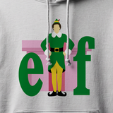 Elf Cast Hoodie logo (Heather Grey)