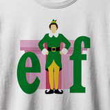 Elf Cast T-Shirt logo (White)