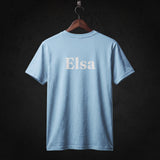 Frozen Cast T-Shirt back (Sky Blue)