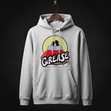 Grease Cast Hoodie front (Heather Grey)