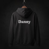 Grease Cast Hoodie back (Black)