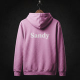 Grease Cast Hoodie back (Pink)