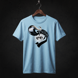 Grease Cast T-Shirt front (Sky Blue)