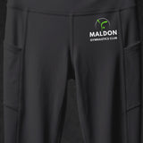 Maldon Gymnastics leggings front detail