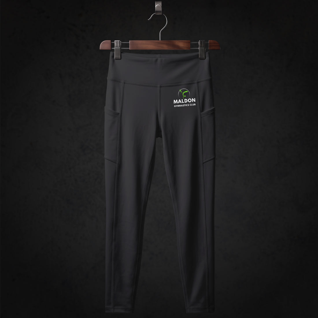 Kids TriDri recycled performance leggings - Printed Logo