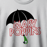 Mary Poppins Cast T-Shirt logo (White)