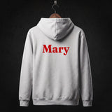 Mary Poppins Cast Hoodie back (Heather Grey)