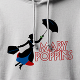 Mary Poppins Cast Hoodie logo (Heather Grey)