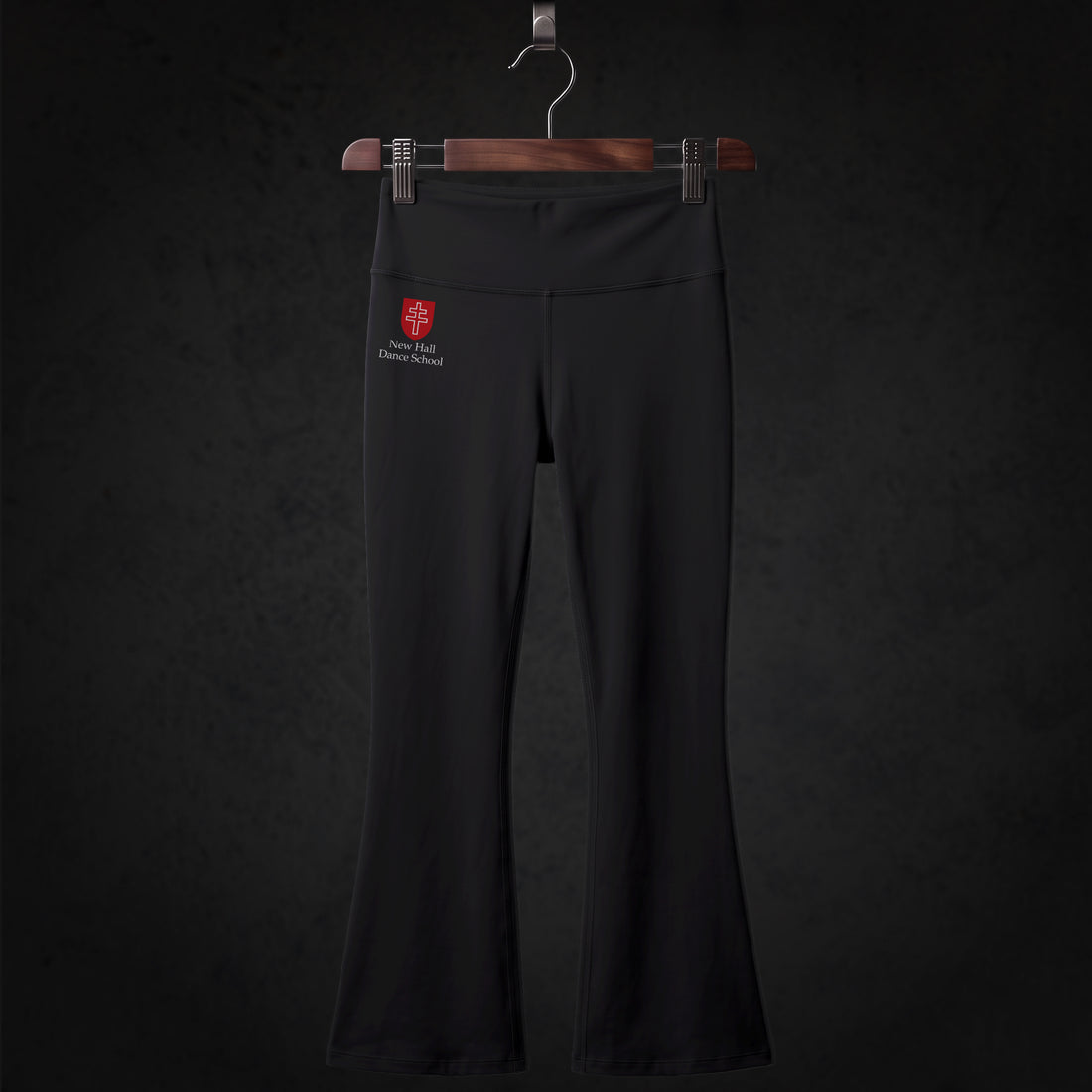 Women's flared leggings - Printed Logo