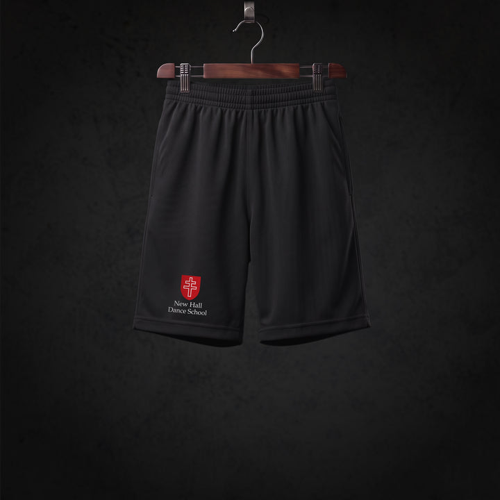 Kids black shorts - Printed logo