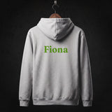 Shrek Cast Hoodie back (Heather Grey)