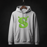 Shrek Cast Hoodie front (Heather Grey)