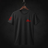 Springers T-Shirt front (Black)