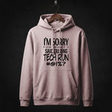 Tech Run Hoodie front (Pink)
