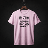 Tech Run T-Shirt front (Pink)