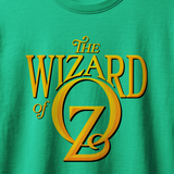 The Wizard of Oz Cast T-Shirt logo (Kelly Green)