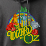 The Wizard of Oz Cast Hoodie logo (Charcoal)
