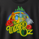 The Wizard of Oz Cast T-Shirt logo (Black)