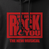 We Will Rock You Cast Hoodie logo (Black)