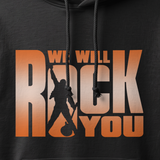 We Will Rock You Cast Hoodie logo (Black)