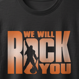 We Will Rock You Cast T-Shirt logo (Black)